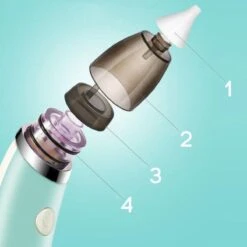 A&K Elektrische Oplaadbare Neuspeer Voor Baby En Kinderen - Inclusief Oplader, Handleiding En Batterijen - Hygiënische Neusreiniger - Baby Aspirator - Neuszuiger - Baby Neuspompje - Toetenveger - Snoetenpoetser - Mintgroen - Neusspoeler -Winkel Voor Babyverzorgingsproducten 1200x1200 1970