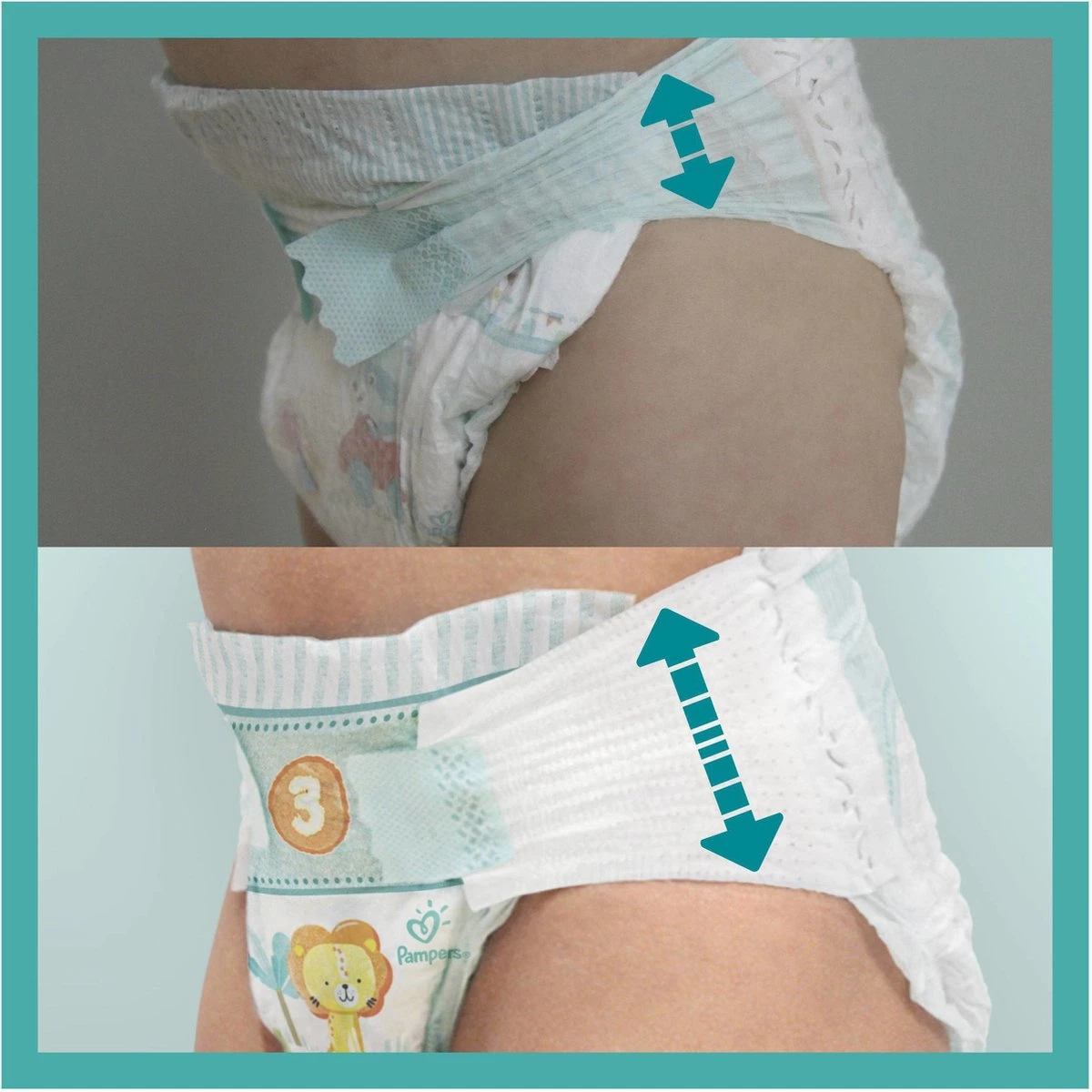 Pampers® Pampers - Baby Dry - Maat 3 - Maandbox - 208 Luiers 5 Pampers® Pampers - Baby Dry - Maat 3 - Maandbox - 208 Luiers - Afbeelding 3