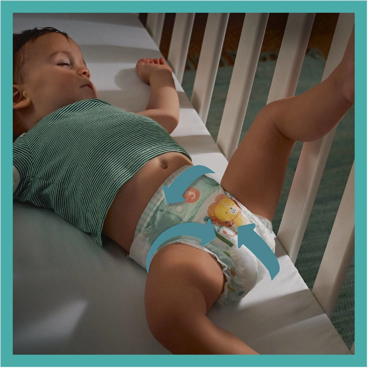 Pampers® Pampers - Baby Dry - Maat 3 - Maandbox - 208 Luiers 8 Pampers® Pampers - Baby Dry - Maat 3 - Maandbox - 208 Luiers - Afbeelding 6