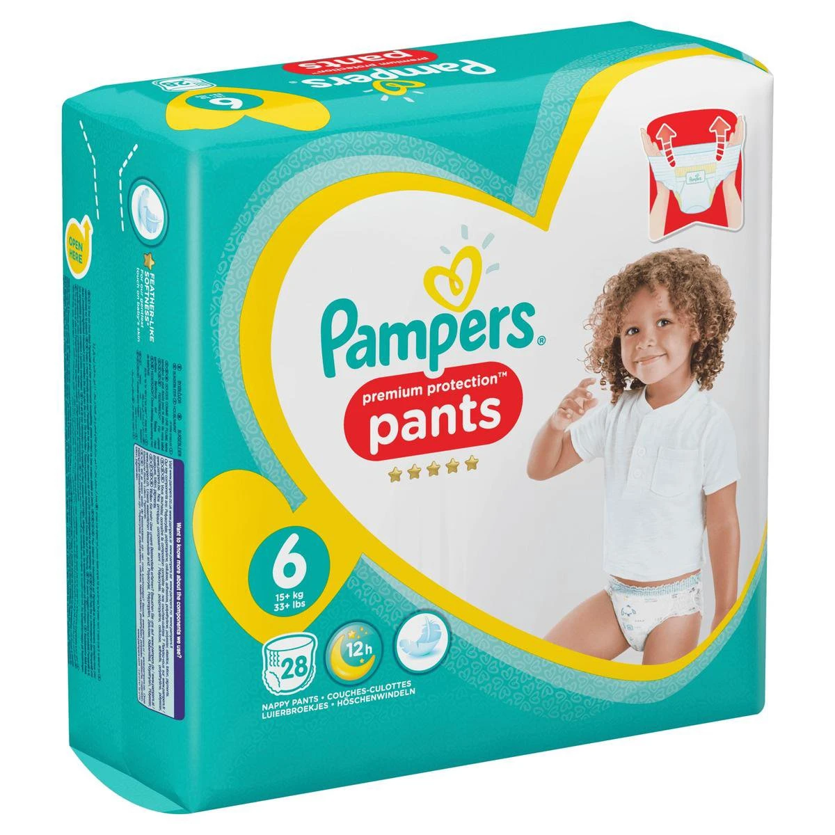 Pampers® Pampers - Premium Protection Pants - Maat 6 - Mega Pack - 84 Luierbroekjes 15 Pampers® Pampers - Premium Protection Pants - Maat 6 - Mega Pack - 84 Luierbroekjes - Afbeelding 13