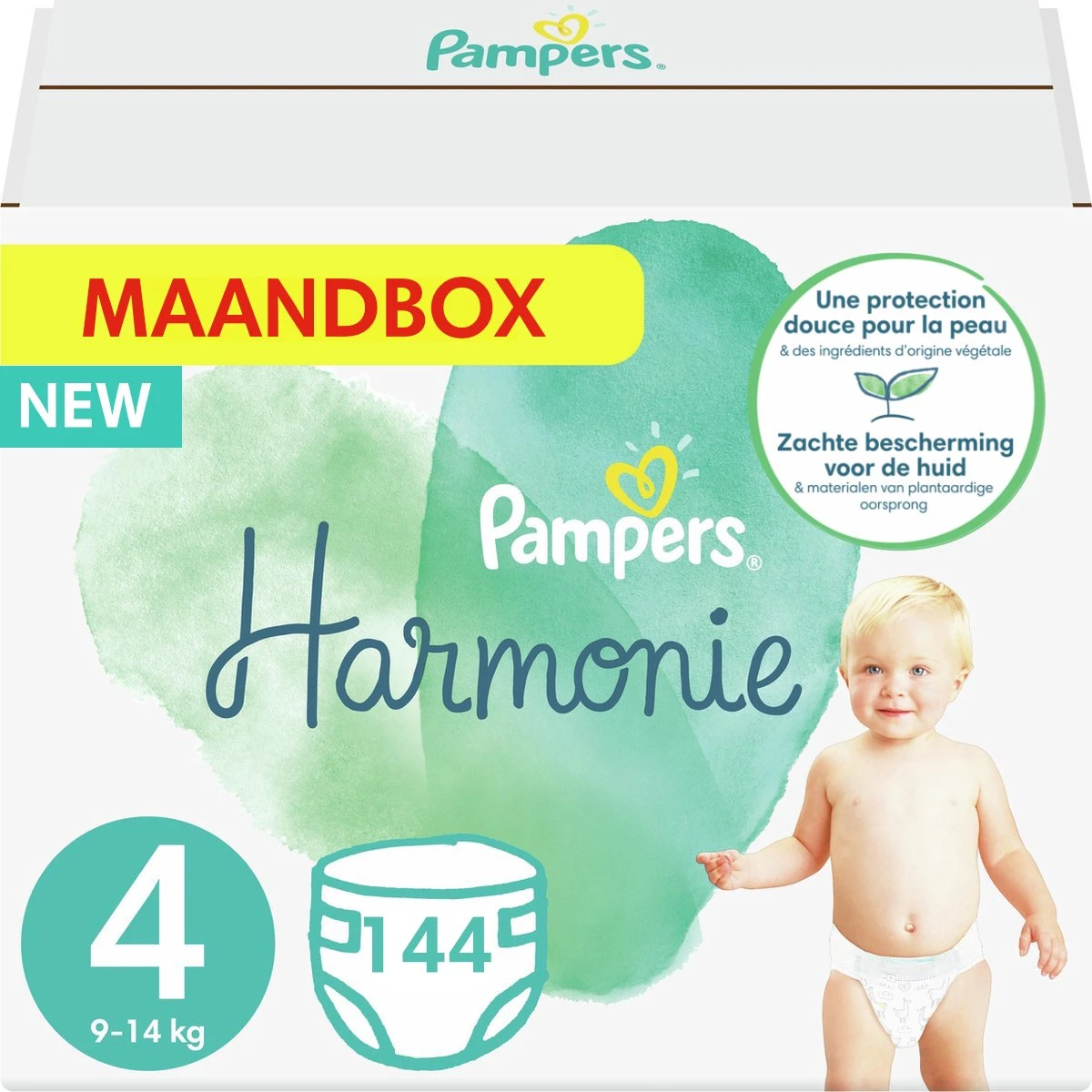 Pampers® Pampers - Harmonie Pure - Maat 4 - Maandbox - 144 Luiers 3 Pampers® Pampers - Harmonie Pure - Maat 4 - Maandbox - 144 Luiers