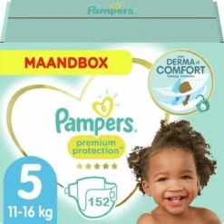 Pampers® Pampers Premium Protection Maat 5 - 152 Luiers Maandbox