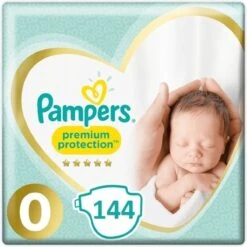 Pampers® Pampers - Premium Protection - Maat 0 - Maandbox - 144 Luiers - Premature Luiers -Winkel Voor Babyverzorgingsproducten 1200x1200 490