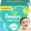 Pampers® Pampers - Baby Dry - Maat 5 - Maandbox - 216 Luiers 1 Pampers® Pampers - Baby Dry - Maat 5 - Maandbox - 216 Luiers -Winkel Voor Babyverzorgingsproducten 1200x1200 507