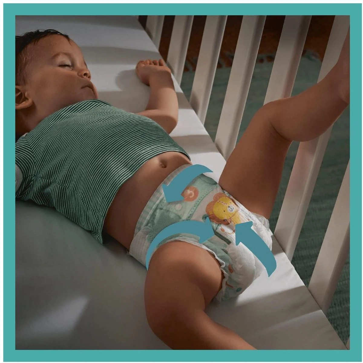Pampers® Pampers Baby-Dry Luiers - Maat 7 (+15 Kg) - 124 Stuks - Maandbox 7 Pampers® Pampers Baby-Dry Luiers - Maat 7 (+15 Kg) - 124 Stuks - Maandbox - Afbeelding 5