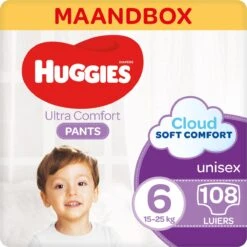 Huggies Luierbroekjes - Maat 6 (15 Tot 25 Kg) - Ultra Comfort - Unisex - 216 Stuks (8x27)- Maandbox -Winkel Voor Babyverzorgingsproducten 1200x1200 678
