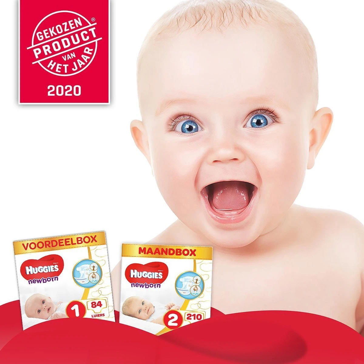 Huggies Luiers - Maat 1 (2 Tot 5 Kg) - 168 (8x21) Stuks - Newborn - Voordeelverpakking 7 Huggies Luiers - Maat 1 (2 Tot 5 Kg) - 168 (8x21) Stuks - Newborn - Voordeelverpakking - Afbeelding 5