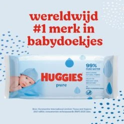 Huggies Billendoekjes - Pure 99% Water - 18 X 56 Stuks - 1008 Doekjes - Voordeelverpakking -Winkel Voor Babyverzorgingsproducten 1200x1200 70