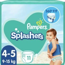 Pampers® Pampers Splashers Wegwerpbare Zwemluiers - Maat 4-5 (9-15 Kg) - 33 Stuks - Voordeelverpakking -Winkel Voor Babyverzorgingsproducten 1200x1200 745