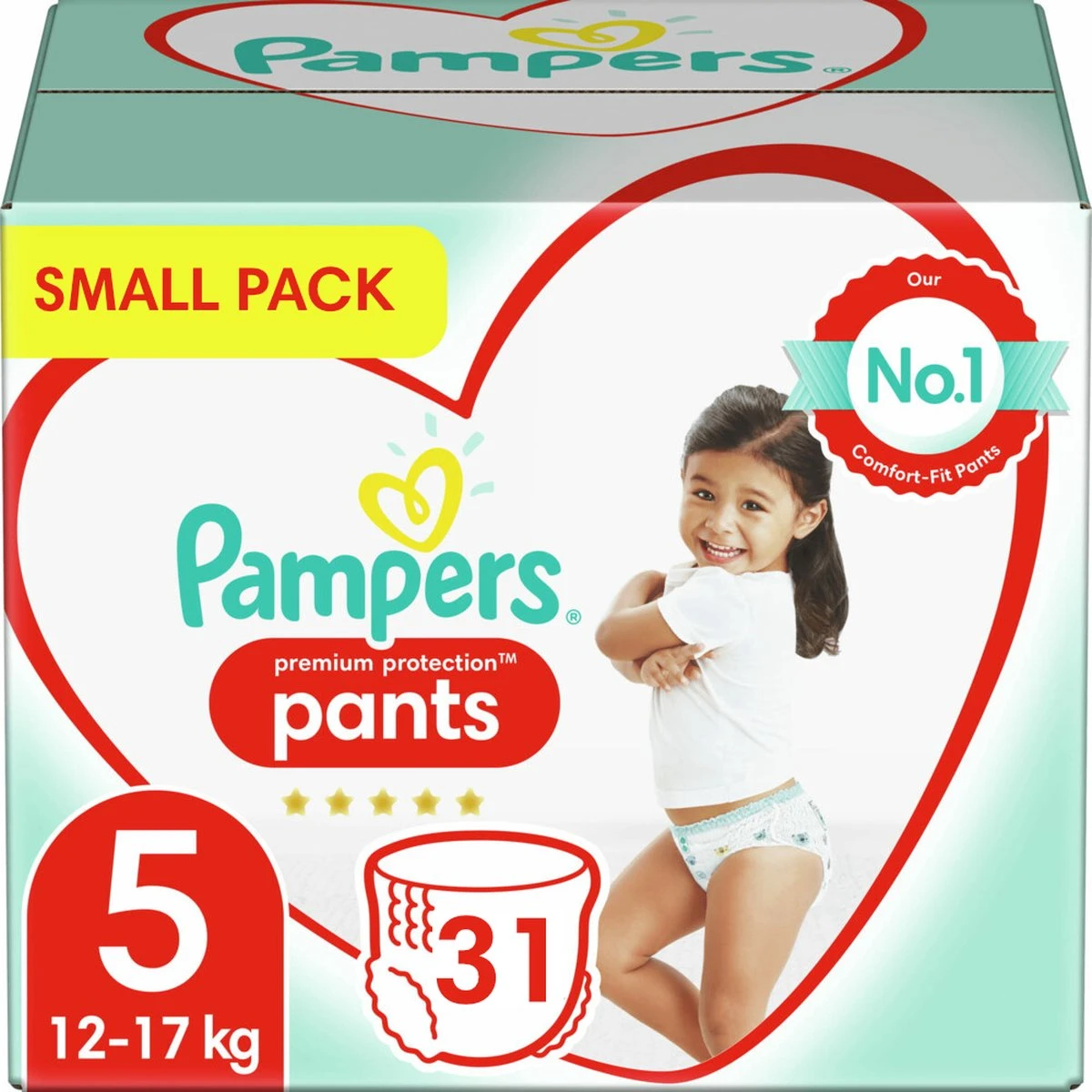 Pampers® Pampers - Premium Protection Pants - Maat 5 - Small Pack - 31 Luierbroekjes 10 Pampers® Pampers - Premium Protection Pants - Maat 5 - Small Pack - 31 Luierbroekjes - Afbeelding 8