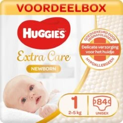 Huggies Luiers - Maat 1 (2 Tot 5 Kg) - 336 (16x21) Stuks - Newborn - Voordeelverpakking -Winkel Voor Babyverzorgingsproducten 1200x1200 764