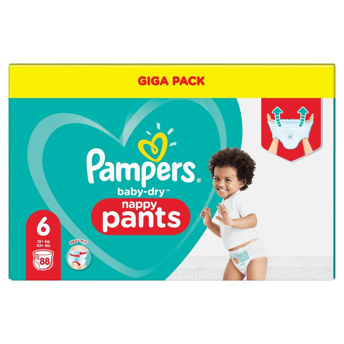 Pampers® Pampers - Baby Dry Pants - Maat 6 - Mega Pack - 88 Luierbroekjes 5 Pampers® Pampers - Baby Dry Pants - Maat 6 - Mega Pack - 88 Luierbroekjes - Afbeelding 3