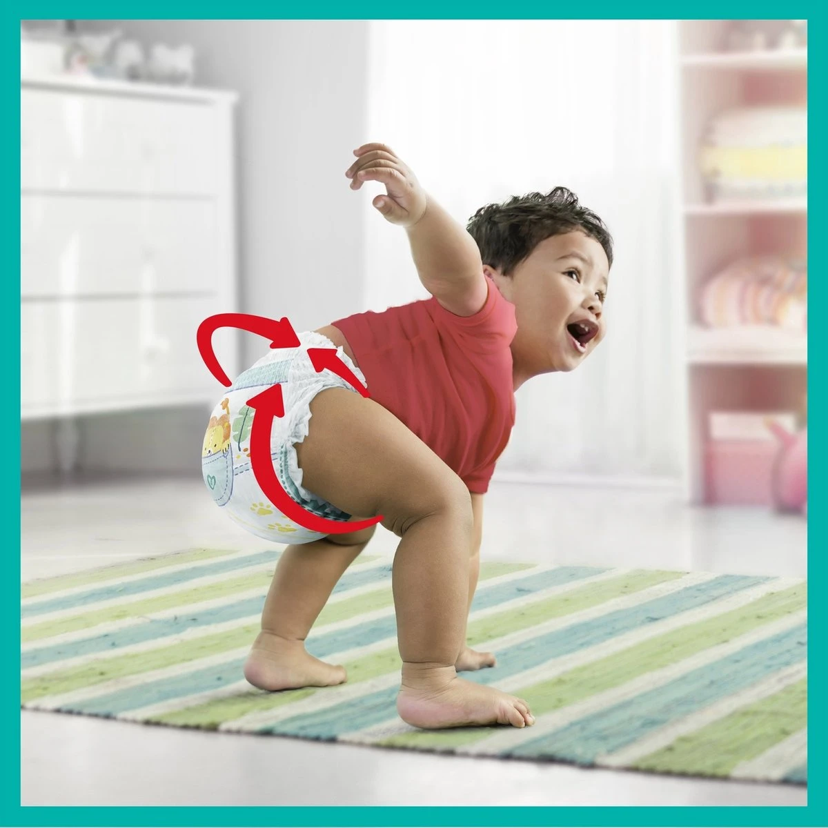 Pampers® Pampers - Baby Dry Pants - Maat 6 - Mega Pack - 88 Luierbroekjes 15 Pampers® Pampers - Baby Dry Pants - Maat 6 - Mega Pack - 88 Luierbroekjes - Afbeelding 13