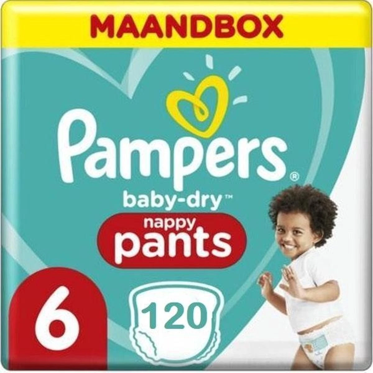 Pampers® Pampers Baby Dry Pants Maat 6 - 120 Luierbroekjes Maandbox 3 Pampers® Pampers Baby Dry Pants Maat 6 - 120 Luierbroekjes Maandbox