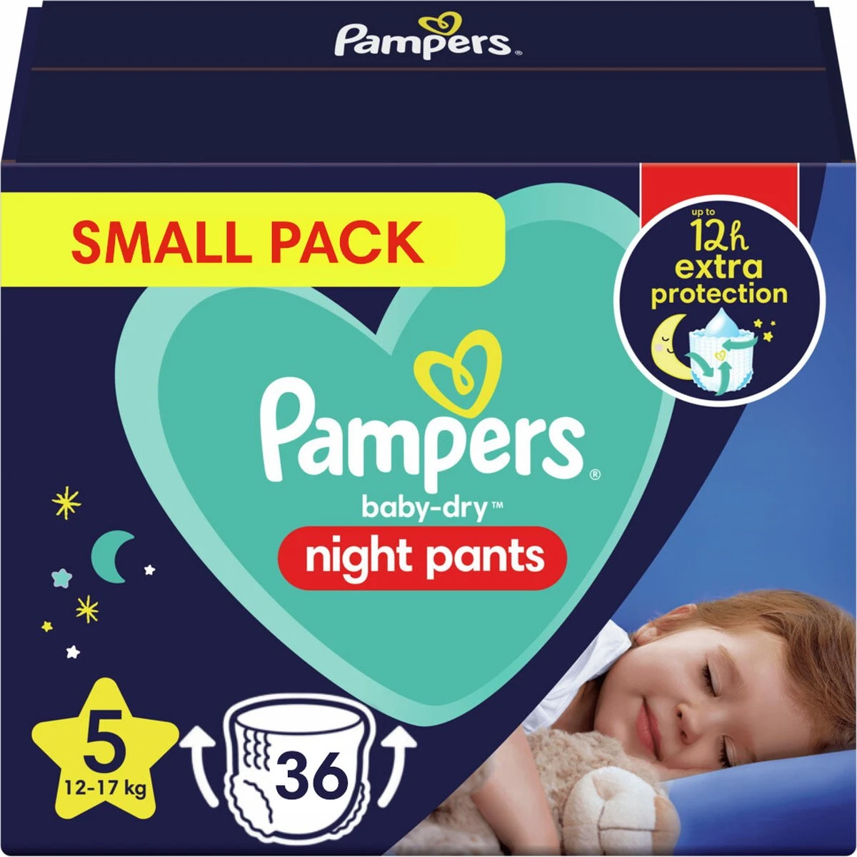 Pampers® Pampers - Night Pants - Maat 5 - Small Pack - 36 Luierbroekjes 3 Pampers® Pampers - Night Pants - Maat 5 - Small Pack - 36 Luierbroekjes