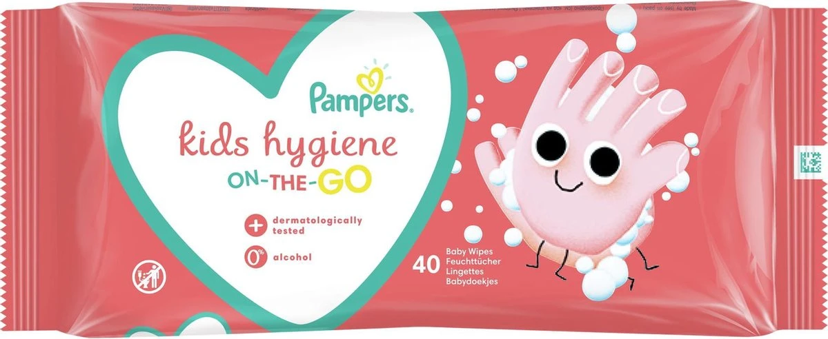 Pampers® Pampers Kids Hygiene On-The-Go Doekjes - 600 Doekjes 4 Pampers® Pampers Kids Hygiene On-The-Go Doekjes - 600 Doekjes - Afbeelding 2