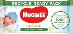 Huggies Billendoekjes - 100% Plasticvrij - Biologisch Afbreekbaar - 12 X 48 Stuks - 576 Doekjes -Winkel Voor Babyverzorgingsproducten 1200x566 1