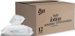 Etos Baby Lotion Sensitive Billendoekjes - 960 Stuks (12 X 80 Stuks)