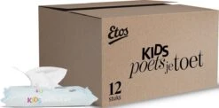 Etos Kids Poets Je Toet - Vochtige Doekjes - 480 Stuks (12 X 40 Stuks)