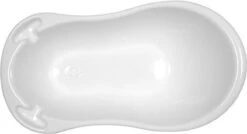 MamaLoes Babybadje - Wit - 86x38 Cm - Inclusief Stop -Winkel Voor Babyverzorgingsproducten 1200x651