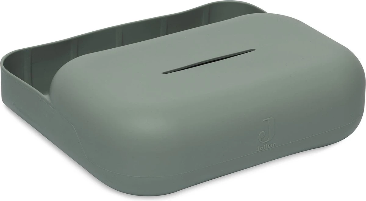 Jollein Billendoekjes Box Siliconen - Ash Green 3 Jollein Billendoekjes Box Siliconen - Ash Green