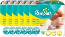 Pampers® Pampers - Premium Protection - Maat 0 - Maandbox - 144 Luiers - Premature Luiers -Winkel Voor Babyverzorgingsproducten 1200x684
