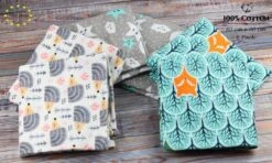 Flanellen Luiers - 80 X 80cm - 6 Pack - Flanellen Doeken Van Flanel Katoen - Mint - Fensilo -Winkel Voor Babyverzorgingsproducten 1200x721