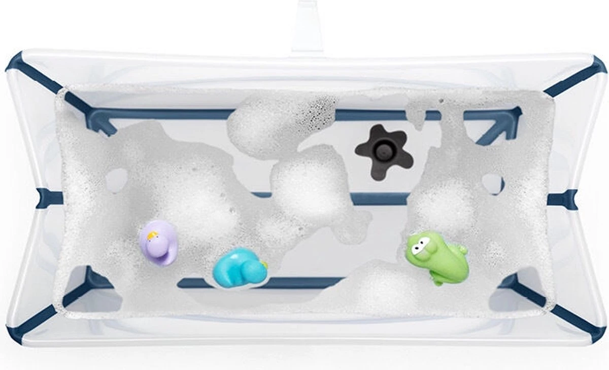 Stokke® Flexi Bath® Transparent Blue 6 Stokke® Flexi Bath® Transparent Blue - Afbeelding 4