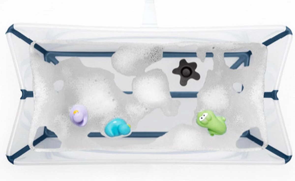 Stokke® Flexi Bath ® X-Large Transparent Blue 7 Stokke® Flexi Bath ® X-Large Transparent Blue - Afbeelding 5