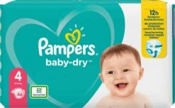 Pampers® Pampers Baby-Dry Maat 4, 46 Luiers, Tot 12 Uur Bescherming, 9-14kg -Winkel Voor Babyverzorgingsproducten 1200x740 2