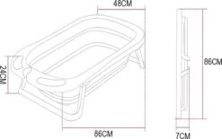 Babybadje - Peuterbadje - Opvouwbaar - Incl. Baby Badkussen - 84 Cm Lang - 0 Tot 3 Jaar - Roze 14 Babybadje - Peuterbadje - Opvouwbaar - Incl. Baby Badkussen - 84 Cm Lang - 0 Tot 3 Jaar - Roze -Winkel Voor Babyverzorgingsproducten 1200x752 4