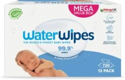 WaterWipes Billendoekjes Bio - 12 X 60 Stuks - 720 Doekjes -Winkel Voor Babyverzorgingsproducten 1200x768