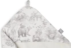 Jollein Badcape 75x75cm Pimpelmees - Forest Animals -Winkel Voor Babyverzorgingsproducten 1200x821 1