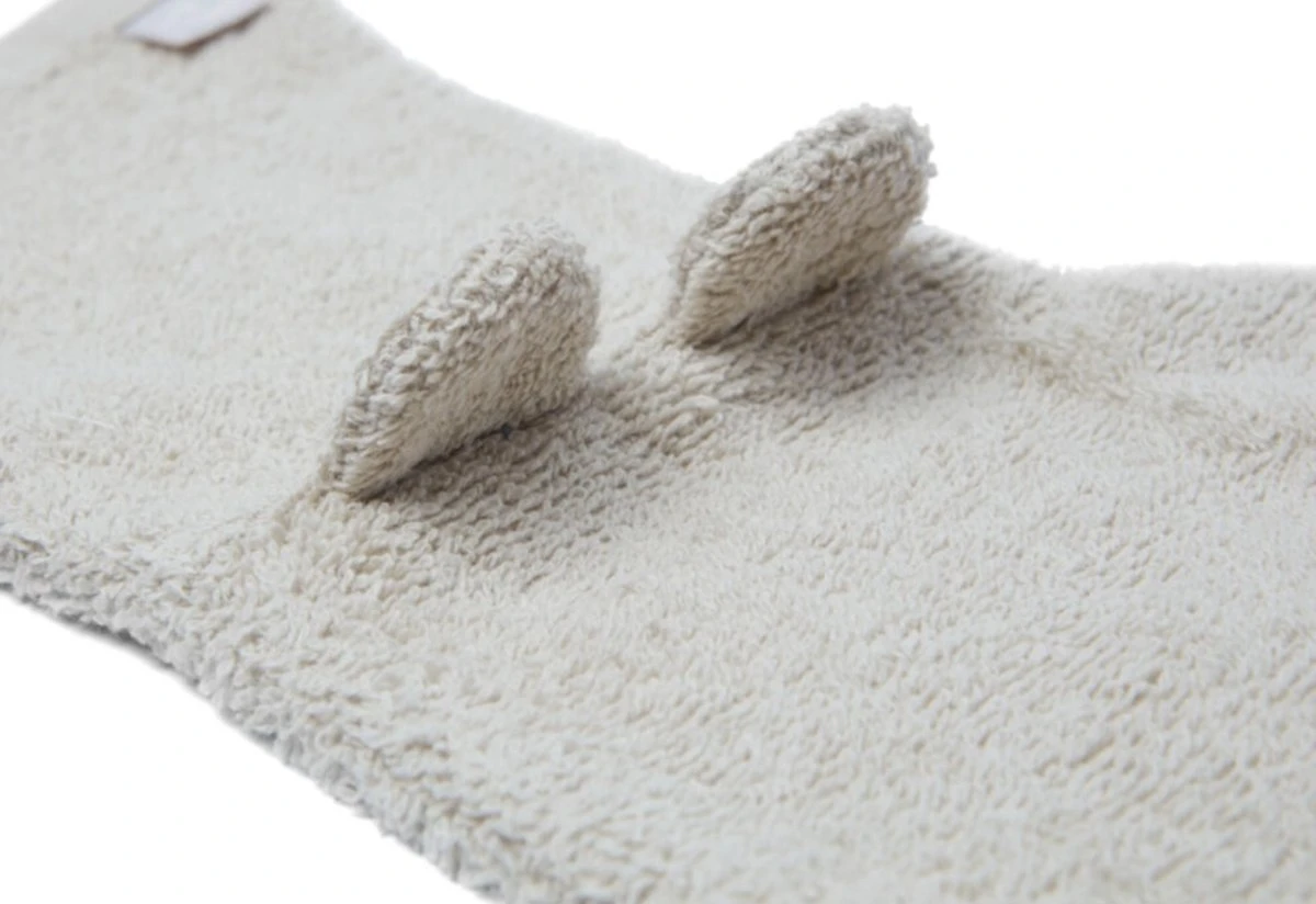 Jollein Baby Washand Badstof Ears - Nougat 3 Jollein Baby Washand Badstof Ears - Nougat