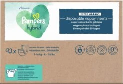 Pampers® Pampers Harmonie Hybrid - Wasbare Luier - 92 Absorberende Wegwerpbare Toplagen -Winkel Voor Babyverzorgingsproducten 1200x826