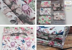 Hydrofiele Doeken - Hydrofiele Luiers - 70 X 80 Cm - 10 Pack - Roze- Bloemen - Meisje - Standard 100 By Oeko-tex® - Fensilo -Winkel Voor Babyverzorgingsproducten 1200x842