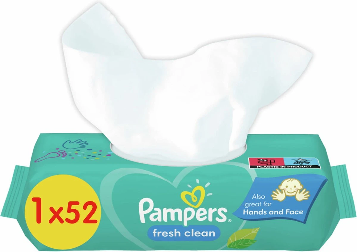 Pampers® Pampers - Baby Dry - Maat 3 - Mega Pack - 84 Luiers + Inbegrepen Pampers Doekje Fresh Clean 52 8 Pampers® Pampers - Baby Dry - Maat 3 - Mega Pack - 84 Luiers + Inbegrepen Pampers Doekje Fresh Clean 52 - Afbeelding 6