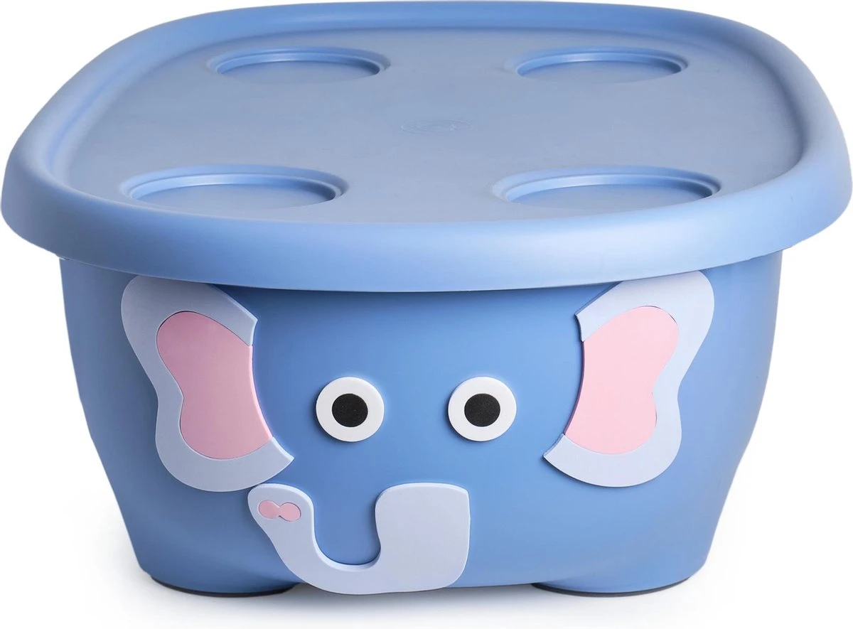 Prince Lionheart Tubimal® Met Hangmat | Baby & Peuter Badje | Opbergruimte Met Deksel | Stapelbaar | Herbruikbaar - Blauw / Olifant 3 Prince Lionheart Tubimal® Met Hangmat | Baby & Peuter Badje | Opbergruimte Met Deksel | Stapelbaar | Herbruikbaar - Blauw / Olifant