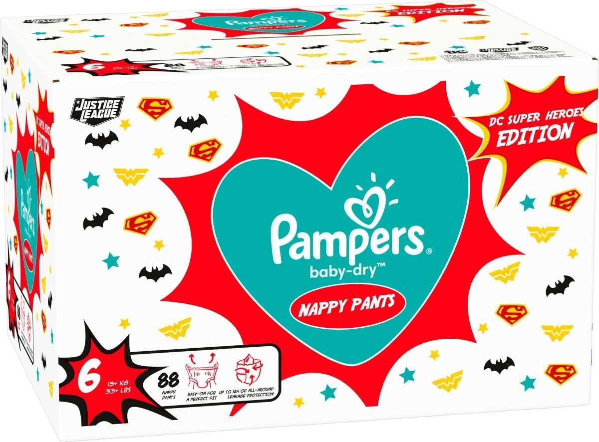 Pampers® Pampers Pants Baby Dry - Luierbroekjes - Maat 6 -15 Kg - Maandbox - Limited Edition 88 St 4 Pampers® Pampers Pants Baby Dry - Luierbroekjes - Maat 6 -15 Kg - Maandbox - Limited Edition 88 St - Afbeelding 2