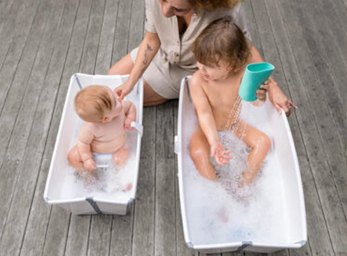 Stokke® Flexi Bath ® X-Large Transparent Blue 5 Stokke® Flexi Bath ® X-Large Transparent Blue - Afbeelding 3