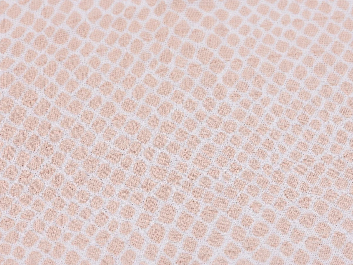 Jollein Hydrofiel Multidoek Snake 70x70cm - Pale Pink - 3 Stuks 5 Jollein Hydrofiel Multidoek Snake 70x70cm - Pale Pink - 3 Stuks - Afbeelding 3