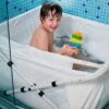 BiBaBad Verstelbaar Wit 70-90 Cm, Badzak Met Knoopsluiting. Maak Van Je Douche Een Kinderbad. Dit Opvouwbaar Bad Kun Je In Lengte Breedte En Hoogte Aanpassen Zodat Je Optimaal Gebruik Kunt Maken Van Je Doucheruimte. -Winkel Voor Babyverzorgingsproducten 1200x902