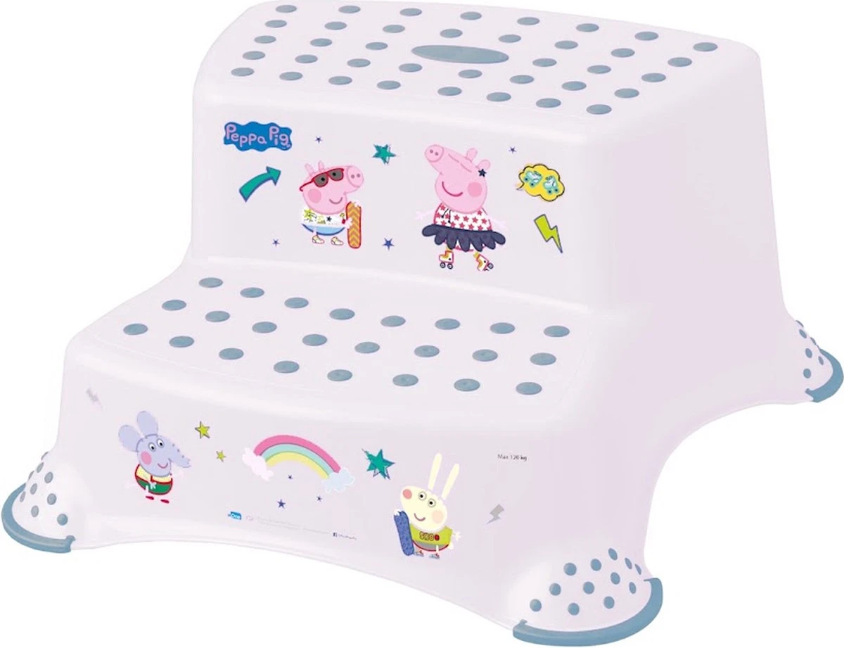 Keeeper Peppa Pig Wit 2 Treden Opstapje 1003251919400 3 Keeeper Peppa Pig Wit 2 Treden Opstapje 1003251919400