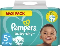 Pampers® Pampers - Baby Dry - Maat 5+ - Maandbox- 168 Luiers -Winkel Voor Babyverzorgingsproducten 1200x939