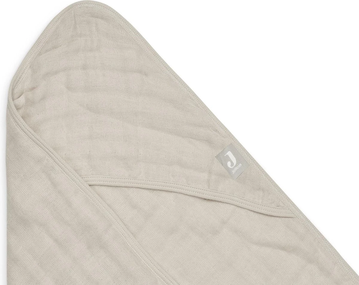 Jollein Badcape Wrinkled 75x75cm - Nougat 3 Jollein Badcape Wrinkled 75x75cm - Nougat - Afbeelding 2