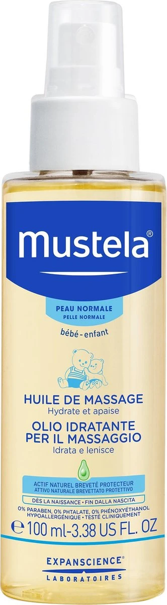 Mustela - Normal Skin Massage Oil Spray - 8 Mustela - Normal Skin Massage Oil Spray - - Afbeelding 6