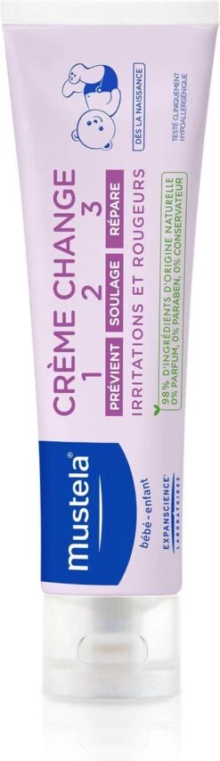 Mustela Bébé Crème Change 1>2>3> - 100 Ml -Winkel Voor Babyverzorgingsproducten 347x1200