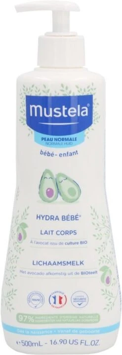 Mustela Hydra Bébé Lichaamsmelk Met BIO Avocado -500ml -normale Huid- Baby -Winkel Voor Babyverzorgingsproducten 415x1200 3