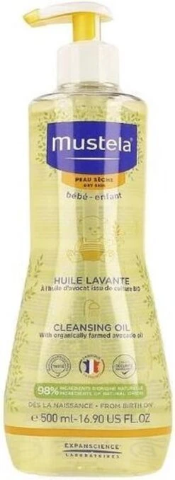 Mustela Wasolie 500ml Droge Huid