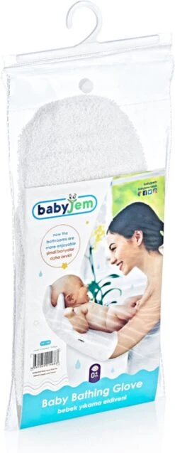 Babyjem Shower Glove Wit Douche Handschoen 1114681 -Winkel Voor Babyverzorgingsproducten 465x1200